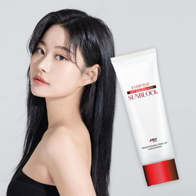 Kem chống nắng ANY Everyday Nâng tông, dưỡng trắng, dưỡng ẩm SPF50+/PA++++ Sunblock Hàn Quốc tuýp 60ml