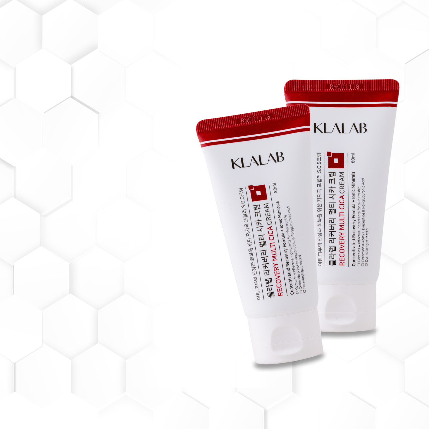 Kem dưỡng cấp ẩm KLALAB RECOVERY MULTI CICA CREAM | Cấp ẩm, làm dịu, phục hồi da, giảm nếp nhăn 80ml